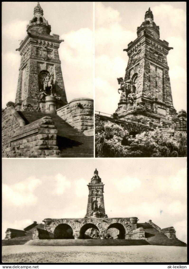 Kelbra (Kyffhäuser) Kyffhäuser-Denkmal Mehrbild-AK Mit 3 Ansichten 1968 - Kyffhäuser