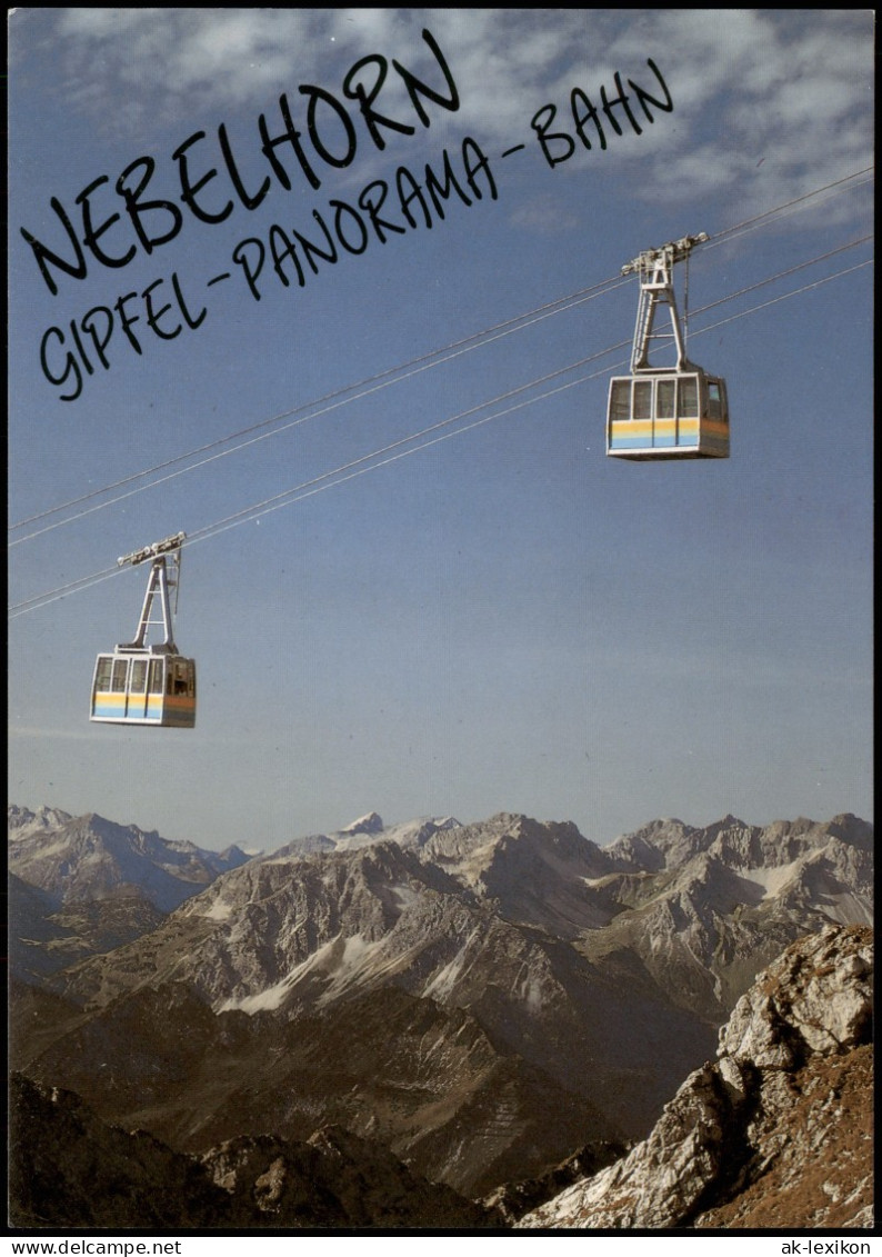 Oberstdorf (Allgäu) GIPFEL-PANORAMA-BAHN Nebelhorn Nebelhornbahn 2000 - Oberstdorf