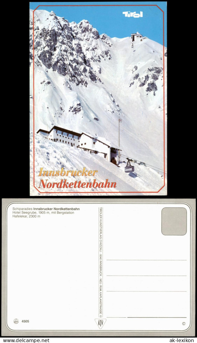 Innsbruck Innsbrucker Nordkettenbahn Hotel Seegrube Mit Bergstation 2000 - Innsbruck