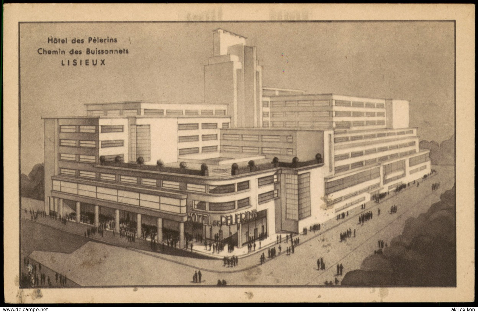 CPA Lisieux GRAND HOTEL DES PÈLERINS Chemin Des Buissonnets 1940 - Lisieux