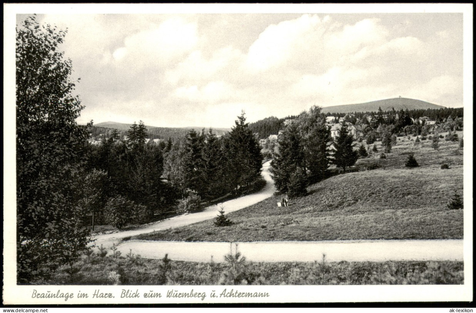 Ansichtskarte Braunlage Wurmberg 1956 - Braunlage