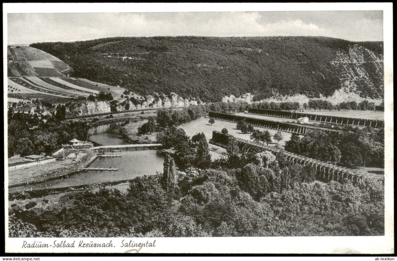 Ansichtskarte Bad Kreuznach Salinental 1953 - Bad Kreuznach