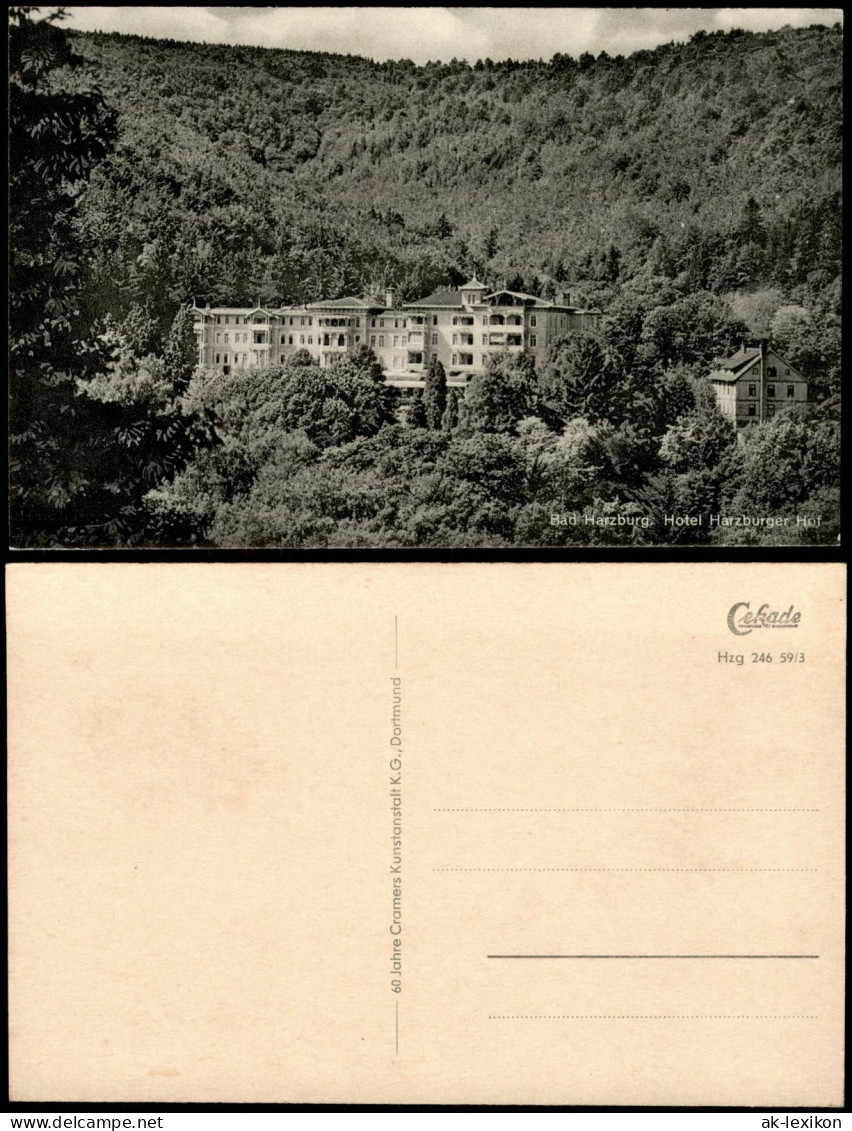 Ansichtskarte Bad Harzburg Hotel Harzburger Hof 1959 - Bad Harzburg