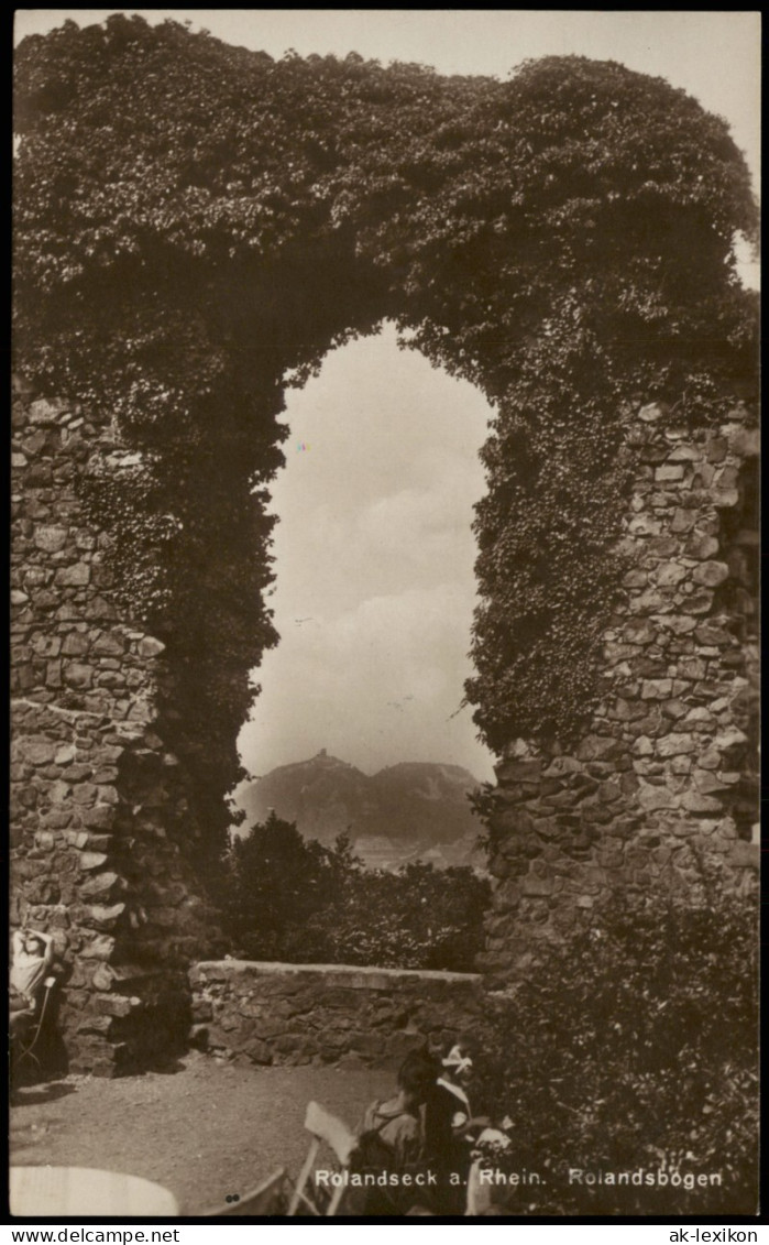 Ansichtskarte Rolandswerth-Remagen Burg Rolandseck 1928 - Remagen