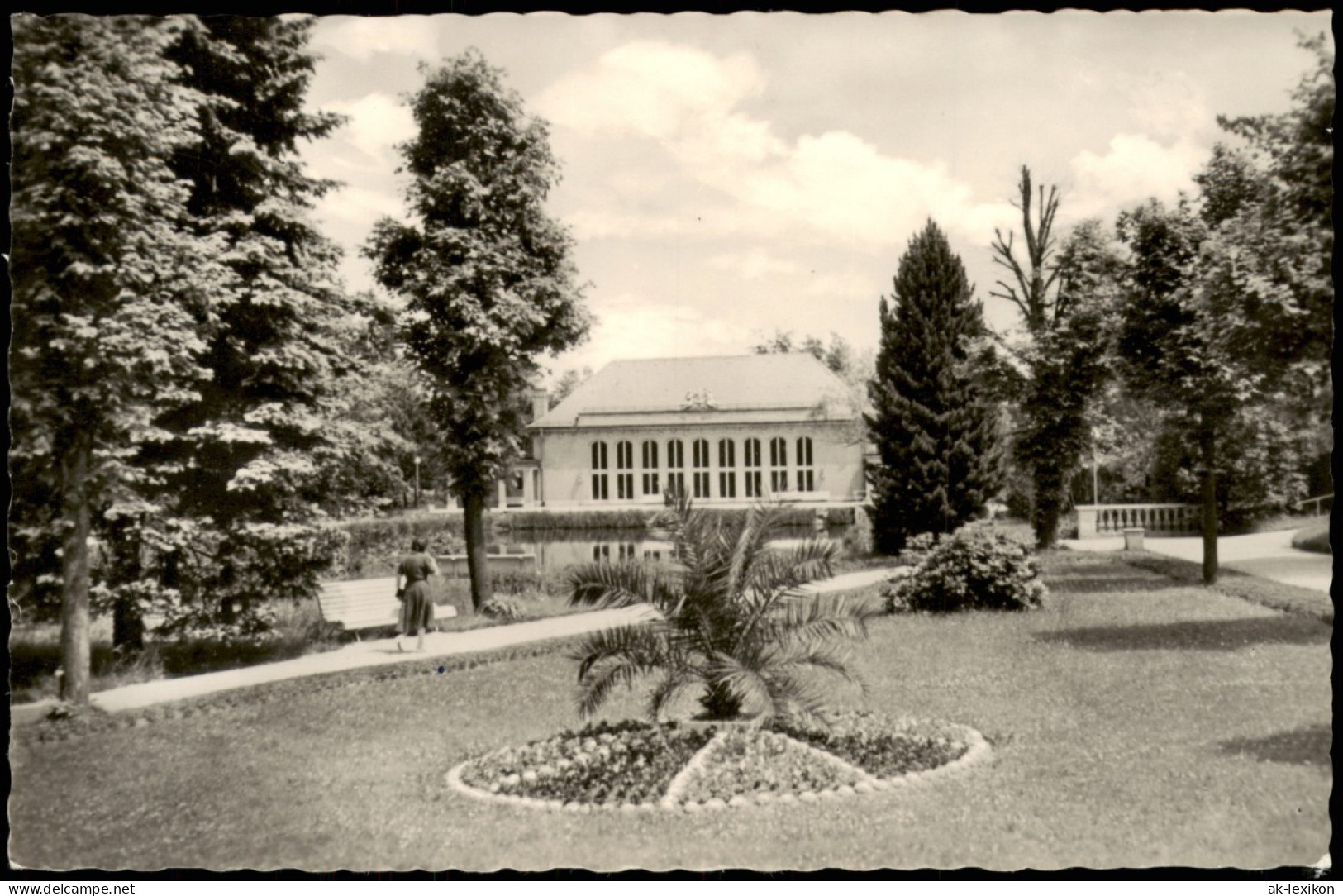 Ansichtskarte Bad Brambach Festhalle 1959 - Bad Brambach