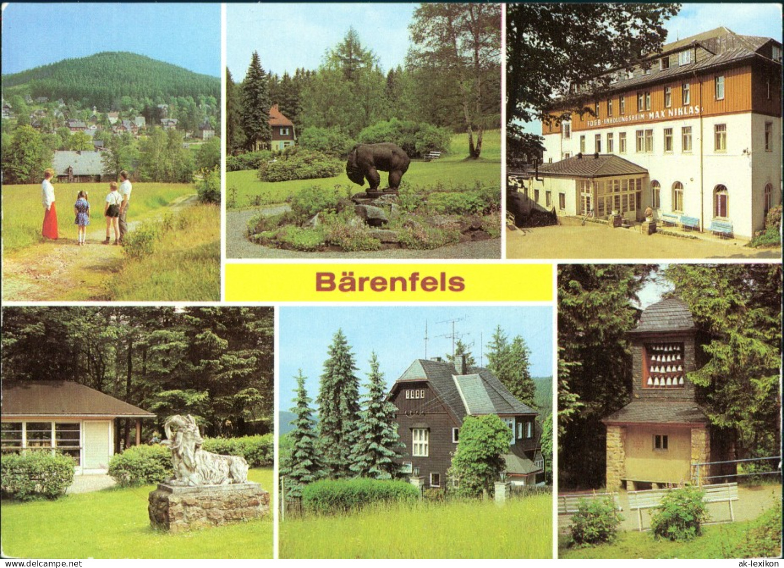 Bärenfels (Erzgebirge)-Altenberg (Erzgebirge) Ansichten 1980/1984 - Altenberg