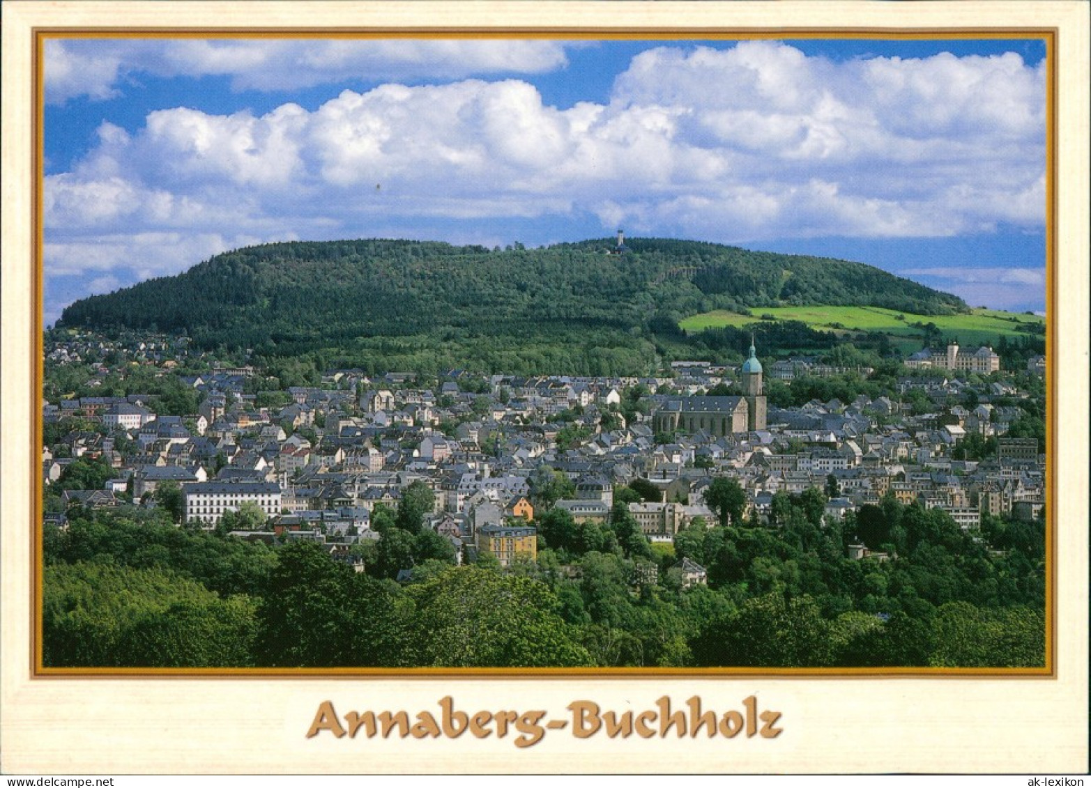 Ansichtskarte Annaberg-Buchholz Panorama-Ansicht 2000 - Annaberg-Buchholz