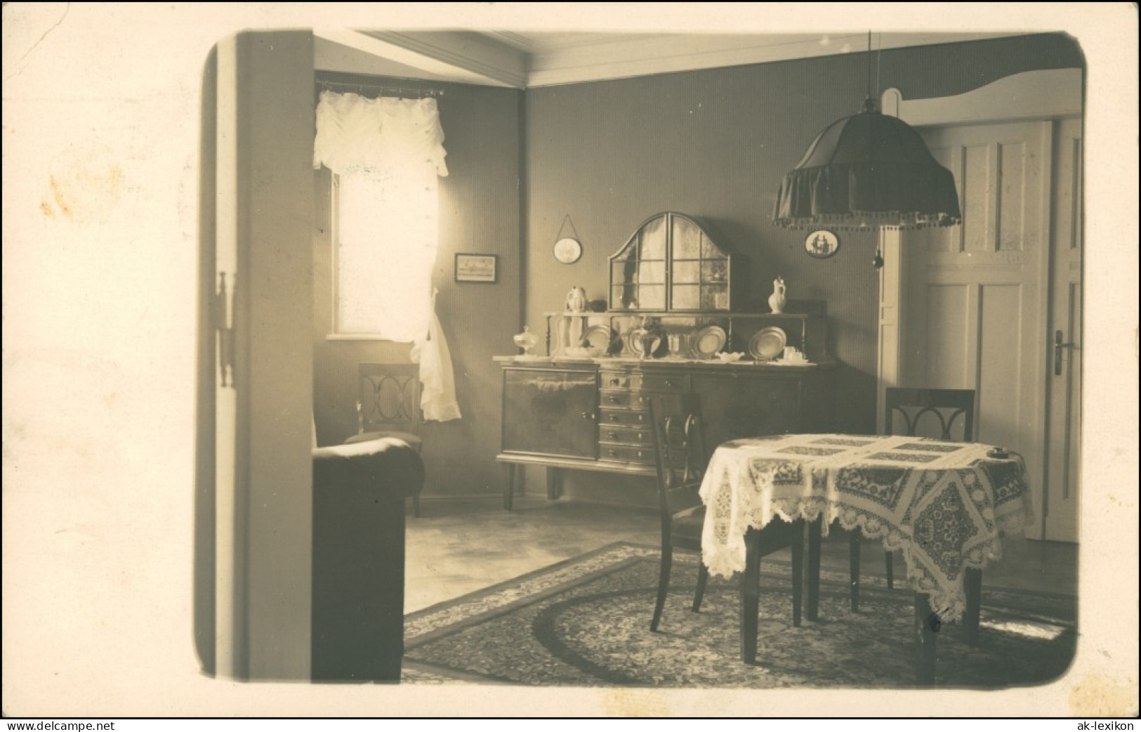 Ansichtskarte  Wohnungen, Zimmer Innenansichten Bürgerhaus Wohnzimmer 1917 - Zonder Classificatie