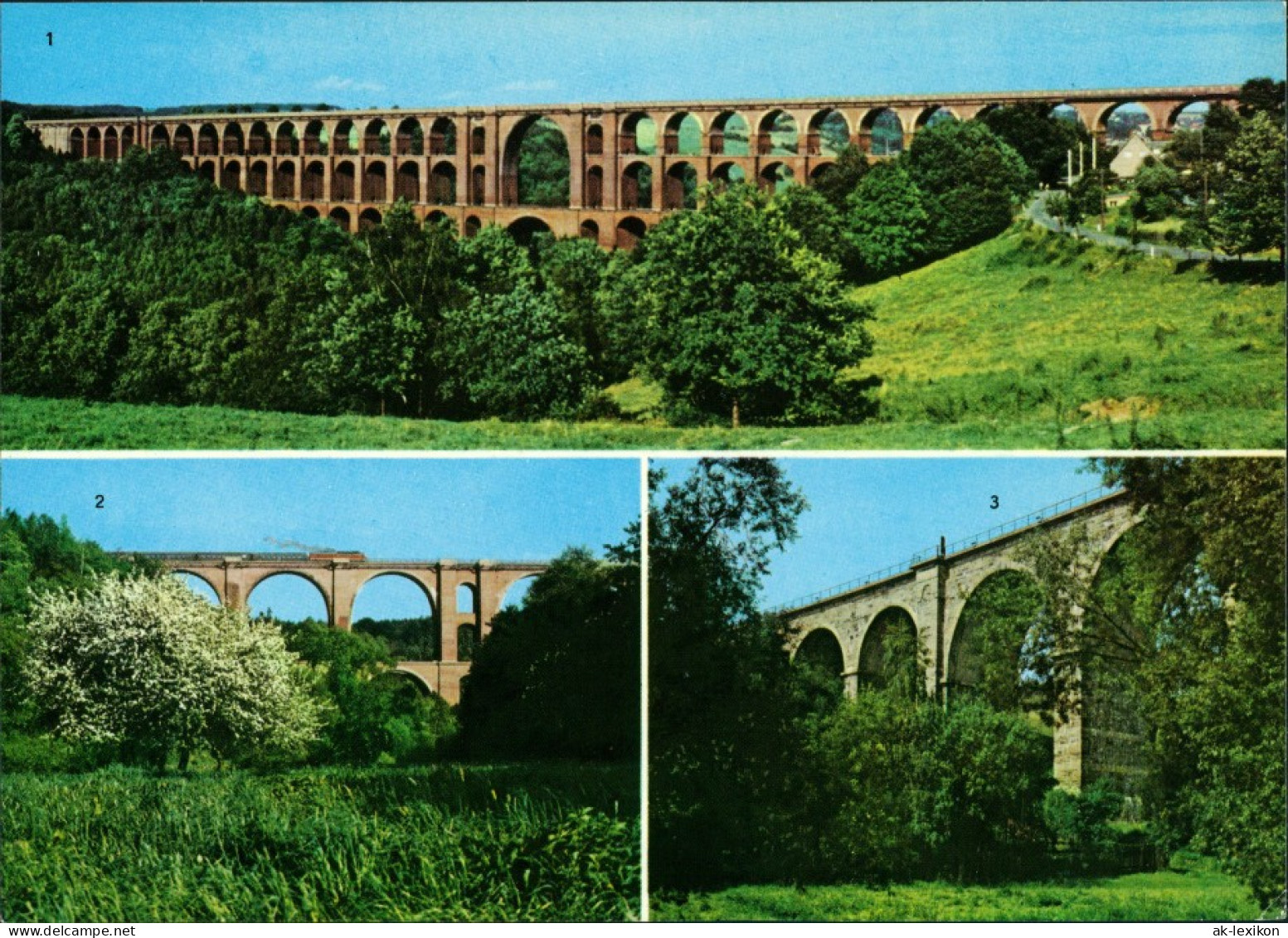 Syratal-Plauen (Vogtland) Göltzschtalbrücke - Erbaut 1846-1851  78 M,  1984 - Mylau