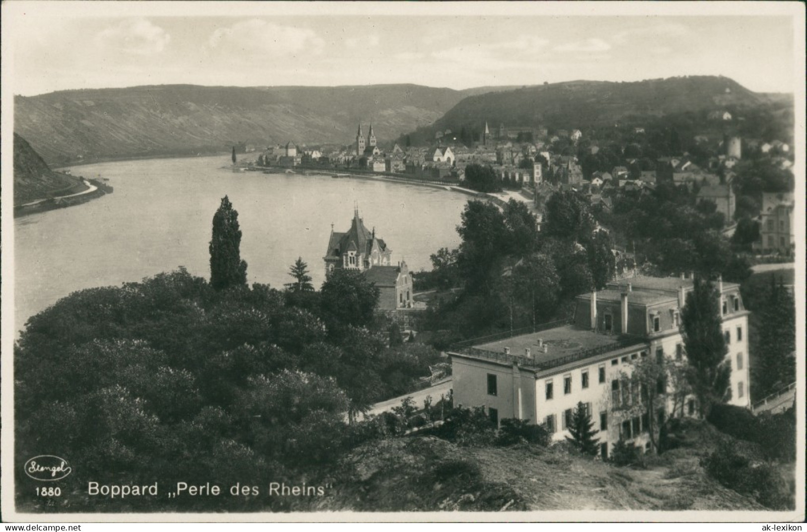 Ansichtskarte Boppard Stadtpartie 1931 - Boppard