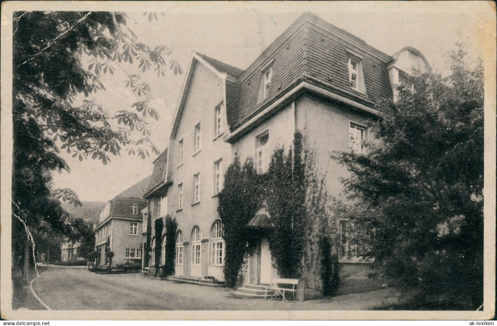 Bad Gottleuba-Berggießhübel Sanatorium Sozialversicherungsanstalt Strassen 1951 - Bad Gottleuba-Berggiesshübel