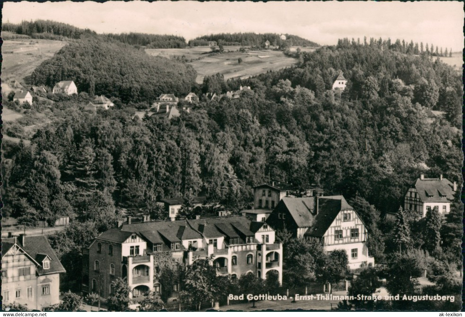 Bad Gottleuba-Berggießhübel Ernst Thälmann Straße, Augustusberg, 1961 - Bad Gottleuba-Berggiesshuebel