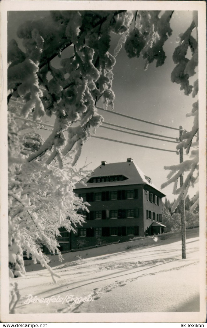 Bärenfels (Erzgebirge)-Altenberg  Umland-Ansicht Wohnhaus   Postkarte 1956 - Altenberg