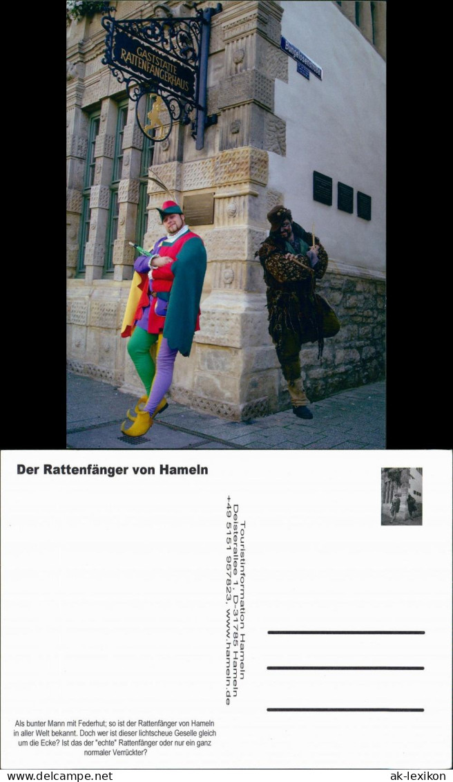 Hameln Rattenfänger Von Hamlen Vor Gaststätte Rattenfängerhaus 2005 - Hameln (Pyrmont)