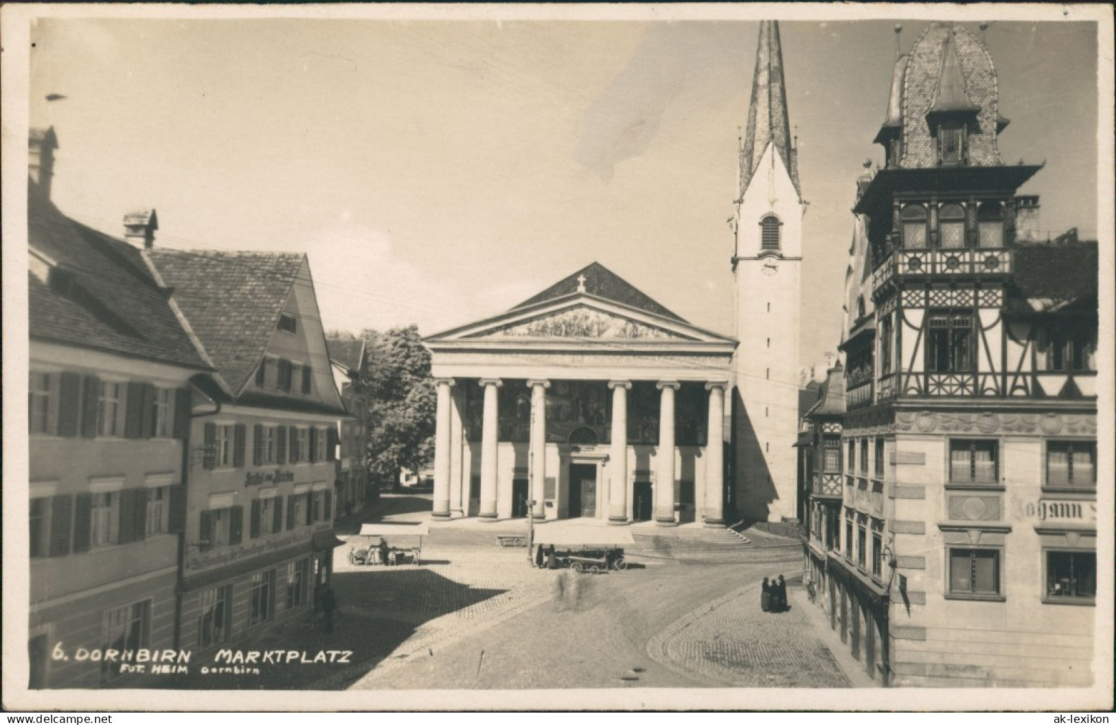 Ansichtskarte Dornbirn Partie Am Marktplatz 1928 - Autres & Non Classés