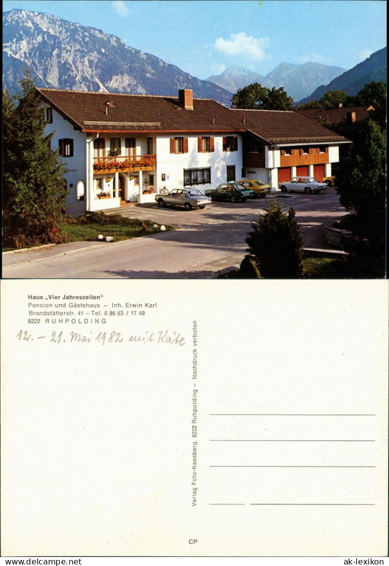 Ruhpolding Haus Vier Jahreszeiten Pension Und Gästehaus - Inh. Erwin Karl 1982 - Ruhpolding