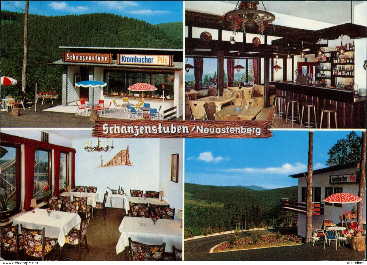 Neuastenberg-Winterberg Restaurant Café SCHANZENSTUBEN Inh. Ulrich Rabener 1975 - Winterberg