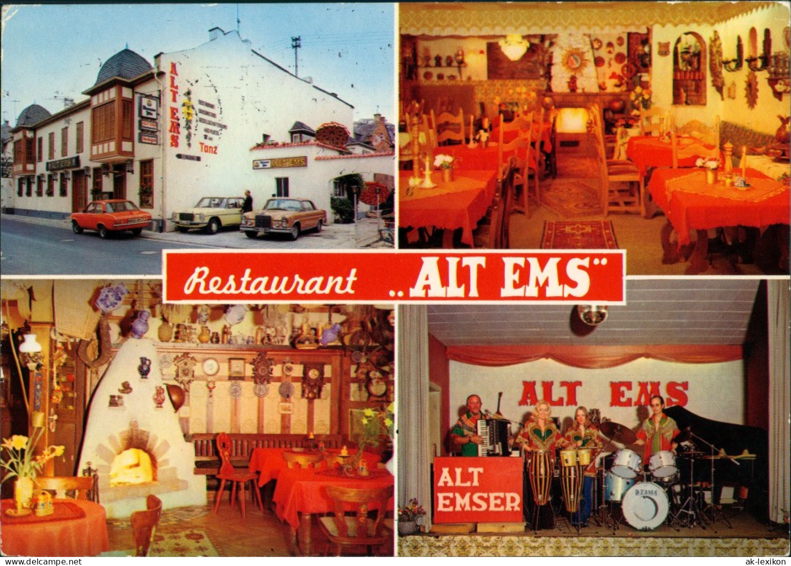 Ansichtskarte Bad Ems Restaurant ALT EMS Außen- & Innenansichten 1983 - Bad Ems