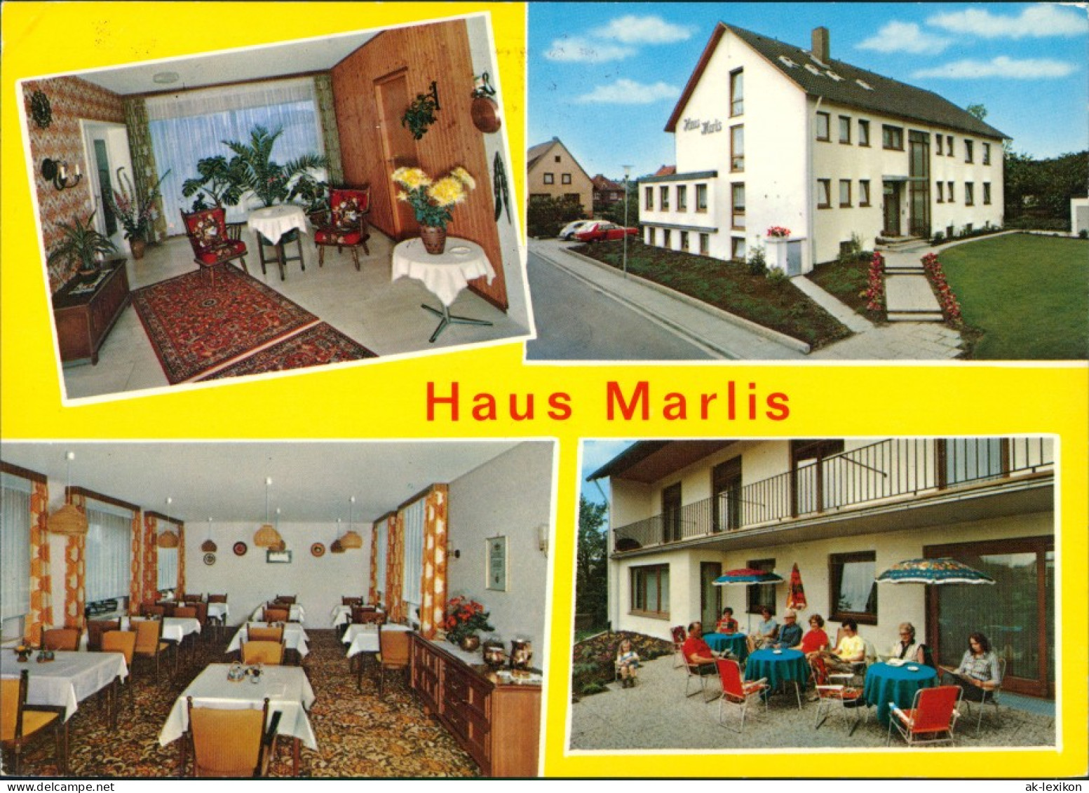 Bad Bevensen Haus Marlis, Unterkunft Pension, Innen & Außenansichten 1980 - Bad Bevensen