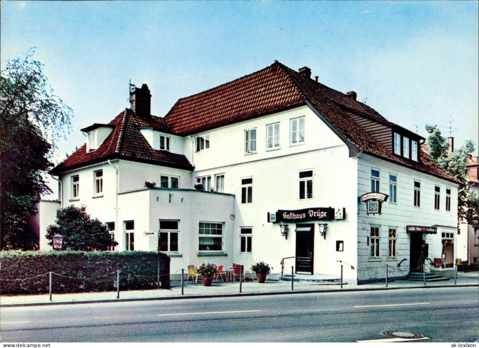 Bad Pyrmont Gasthaus DRÜGE Bes. Paul Drüge, Schloßstrasse 1995/1973 - Bad Pyrmont