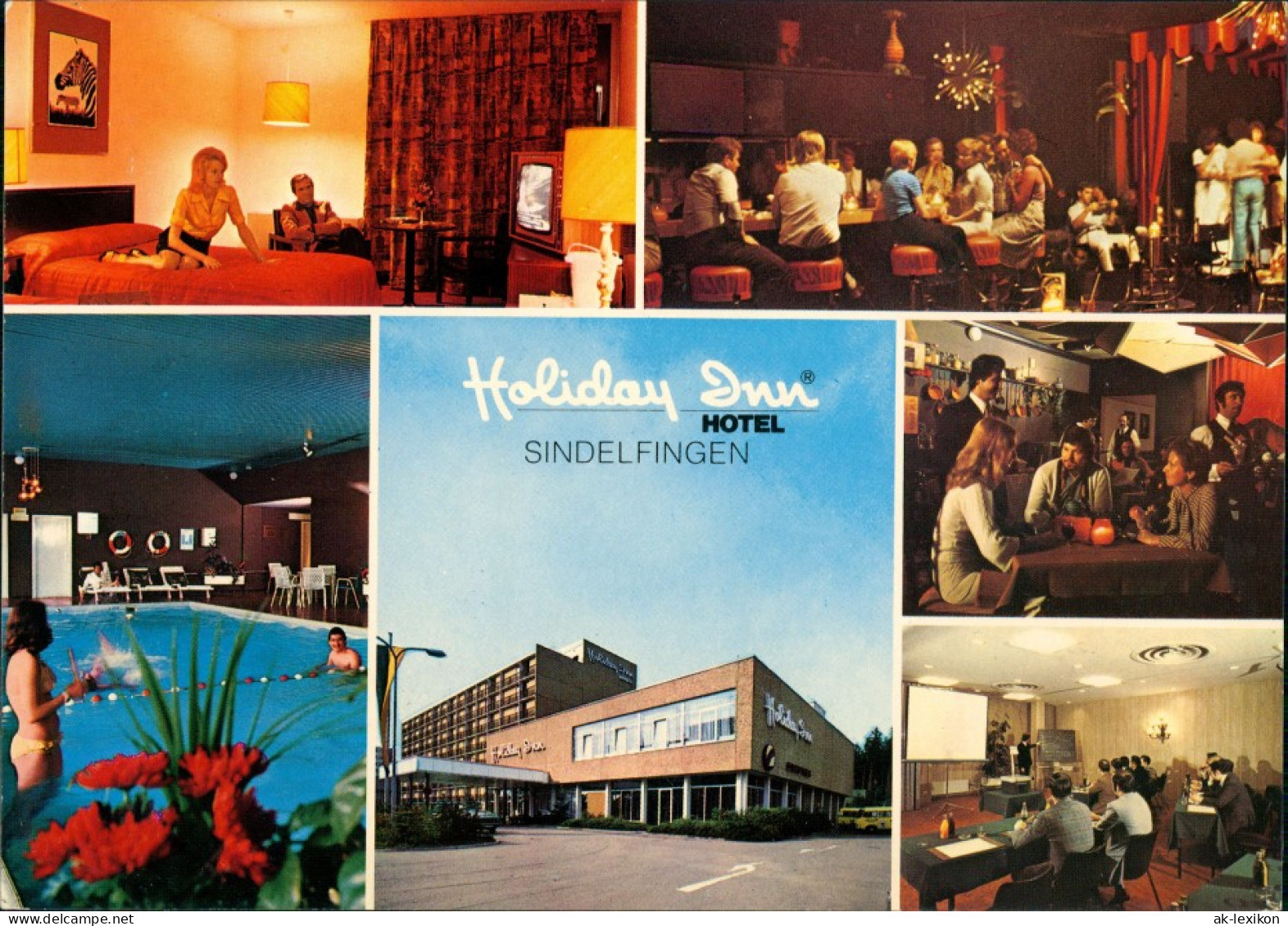 Sindelfingen Holiday Inn Schwertstrasse Innenansichten Mit Personen 1975 - Sindelfingen