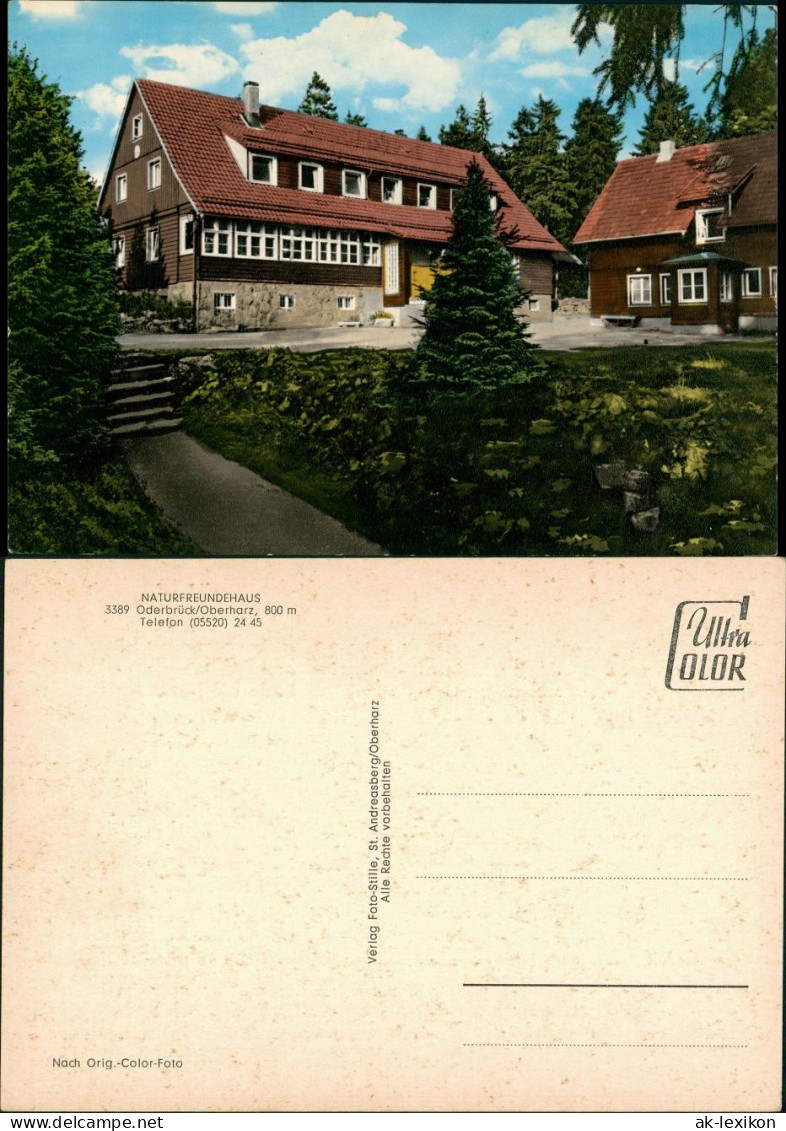 Ansichtskarte Oderbrück-Braunlage Naturfreundehaus 1973 - St. Andreasberg
