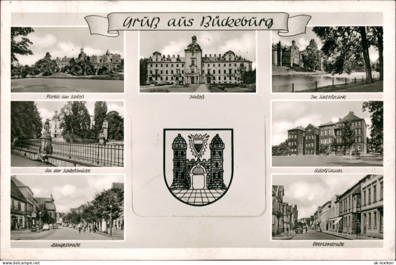 Ansichtskarte Bückeburg Stadtteilansichten 1965 Leporello - Bückeburg