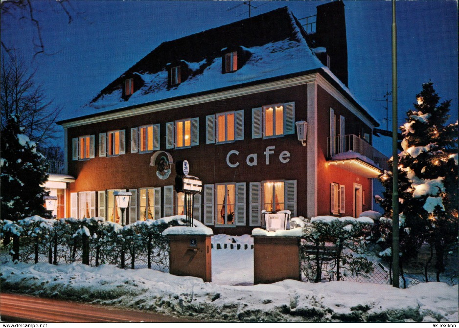 Bad Wörishofen Café Hamburg Kurpension Mindelheimer Straße 8 1980 - Bad Wörishofen