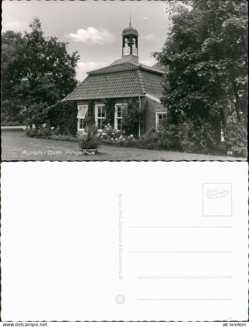 Ansichtskarte Aurich-Leer (Ostfriesland) Pingelhus 1963 - Aurich