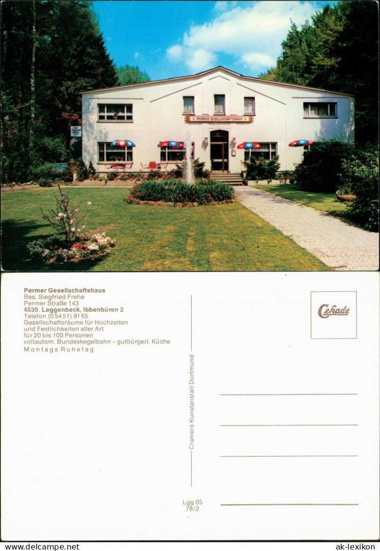 Laggenbeck-Ibbenbüren Permer Gesellschaftshaus Bes. Siegfried Frehe 1978 - Ibbenbueren