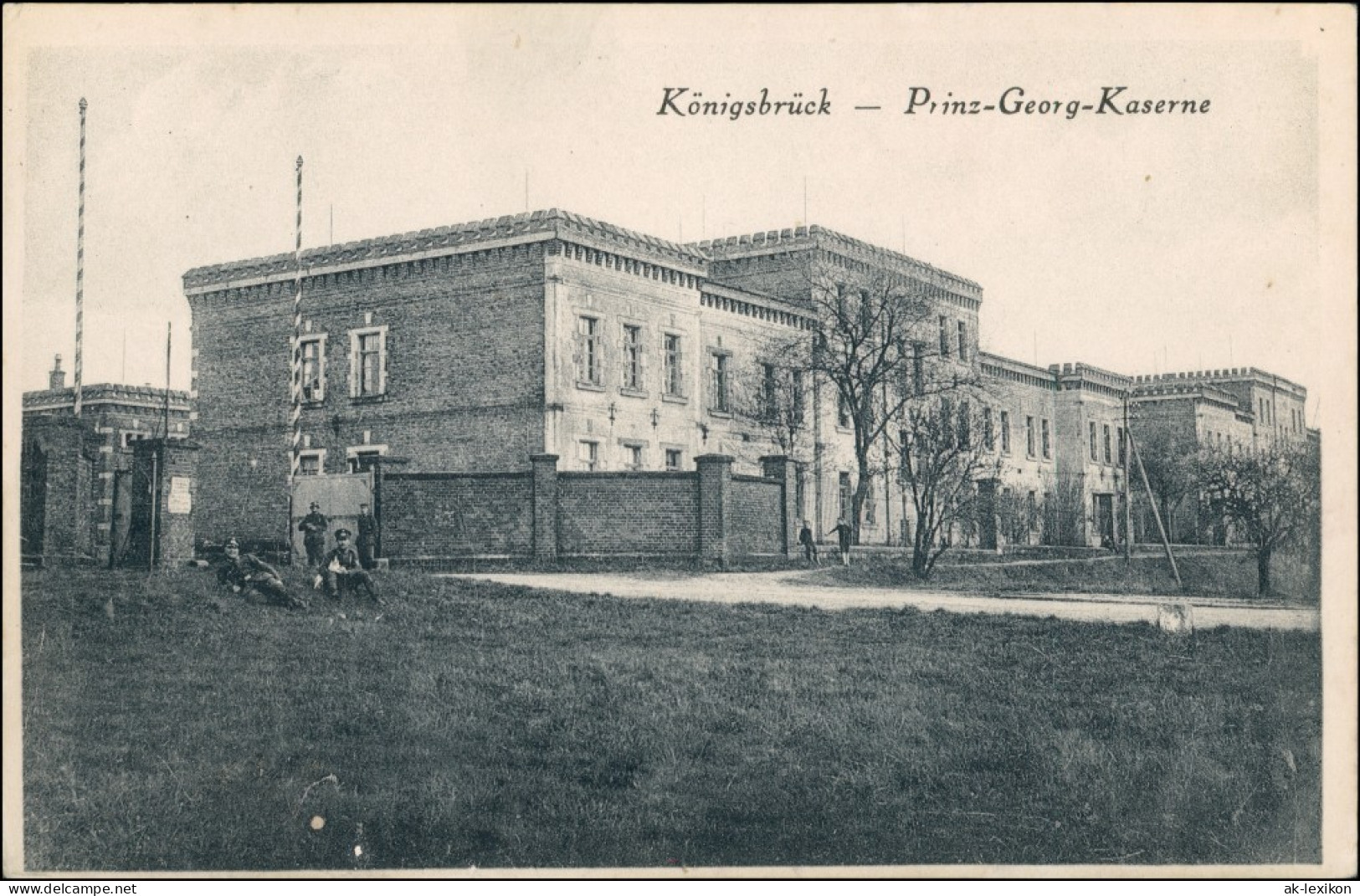 Königsbrück Kinspork Truppenübungsplatz Prinz Georg Kaserne 1918 - Koenigsbrueck