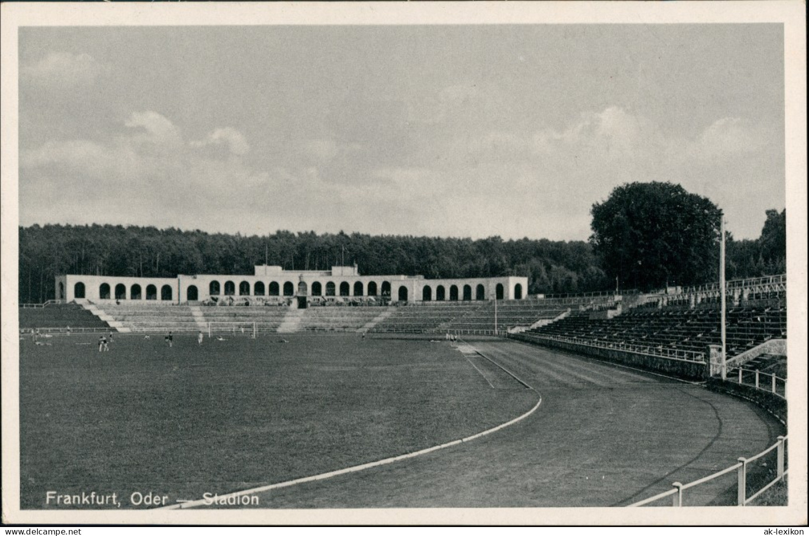 Słubice Frankfurt(Oder): Dammvorstadt/Gartenstadt Ostmarkstadion 1937 - Neumark