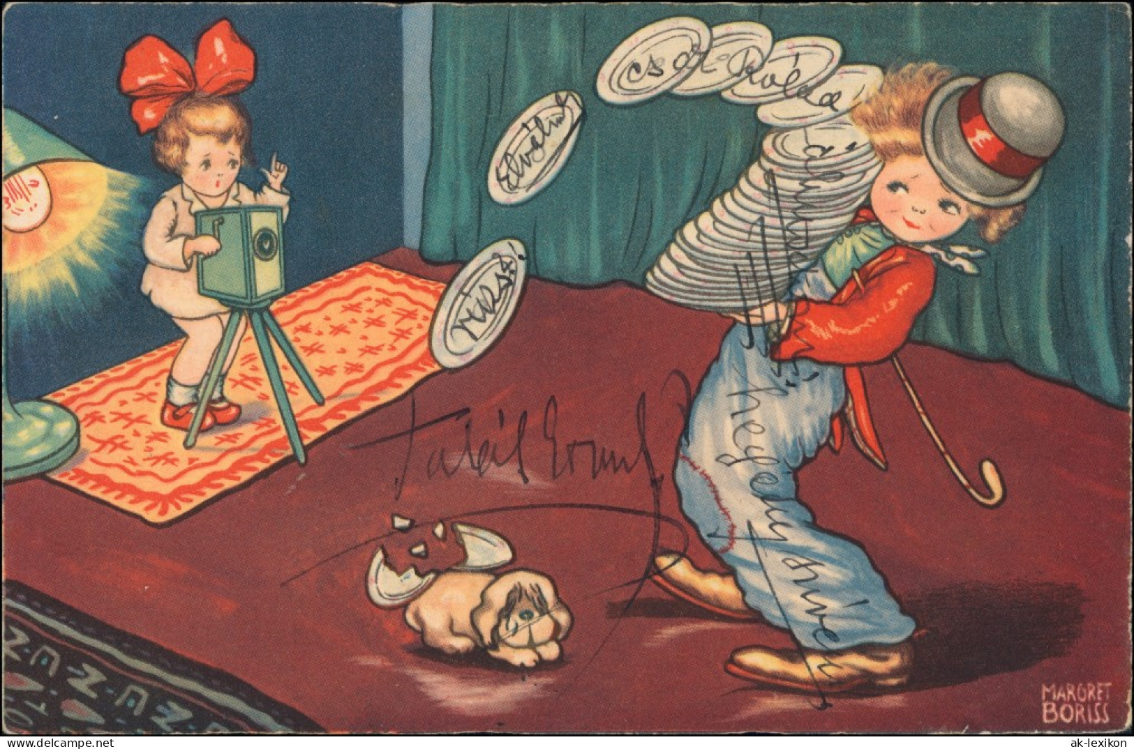 Ansichtskarte  Kinder Künstlerkarten Margret Boriss 1911 - Abbildungen