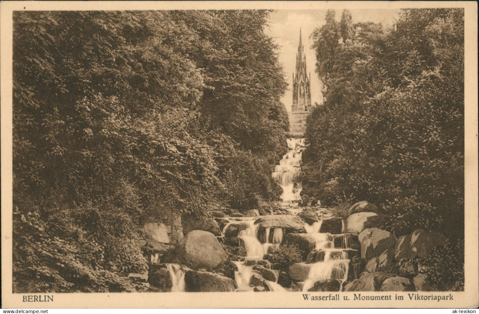 Ansichtskarte Kreuzberg-Berlin Viktoriapark 1922 - Kreuzberg