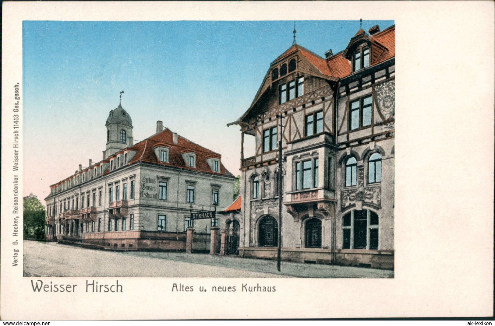 Weißer Hirsch-Dresden Kurhaus & Bierhaus Grossers Restaurant 1900 - Dresden