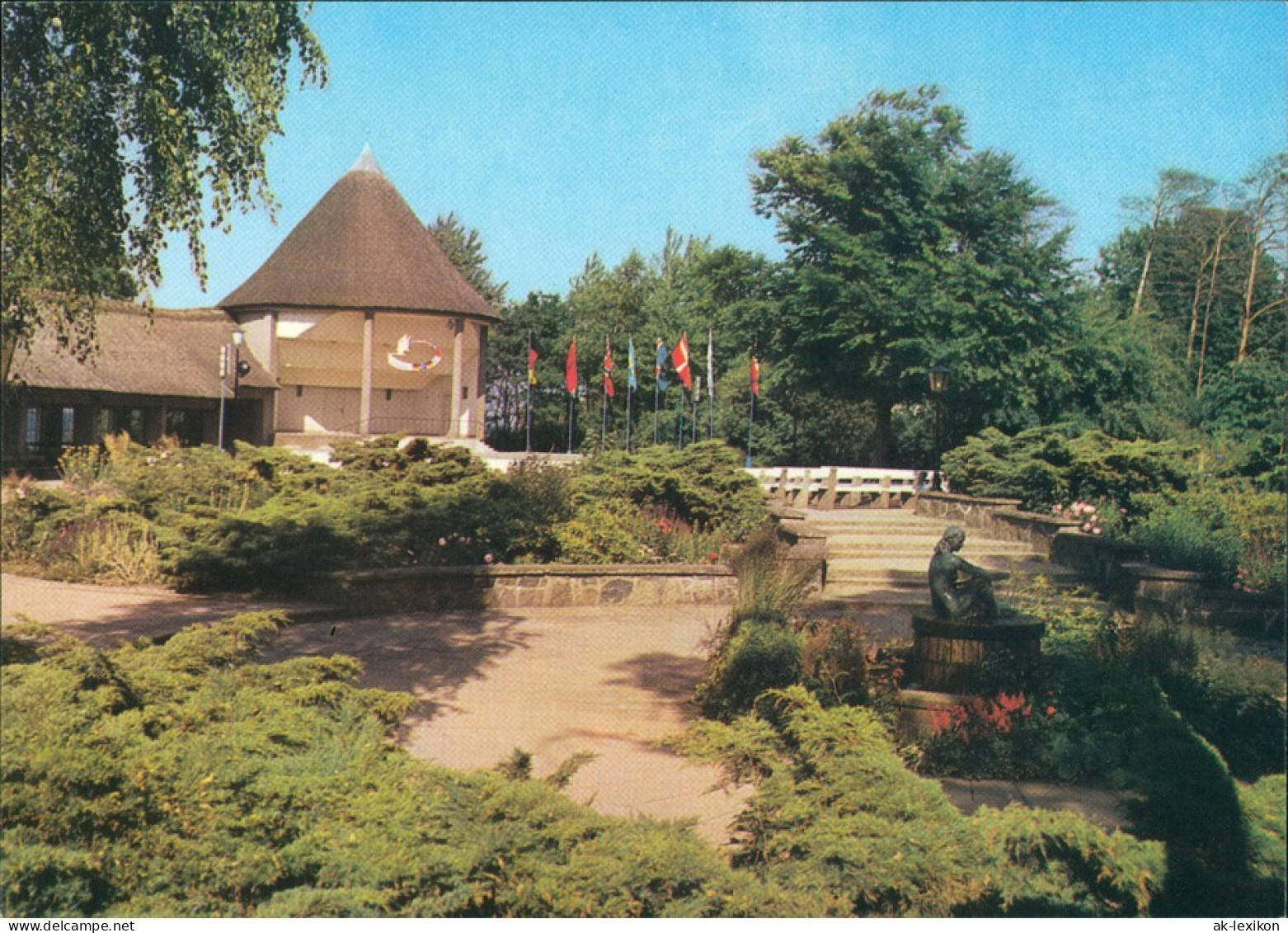Ansichtskarte Kühlungsborn Konzertgarten Ost DDR Postkarte 1975 - Kühlungsborn