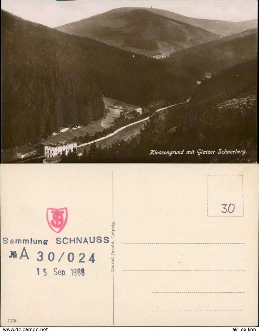 Glatz K&#322;odzko Klessengrund Mit Glatzer Schneeberg Umland-Ansichten 1930 - Schlesien