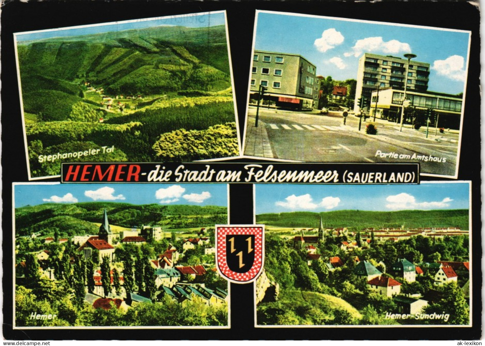 Ansichtskarte Hemer Umland, Straße Am Amtshaus 1967 - Hemer