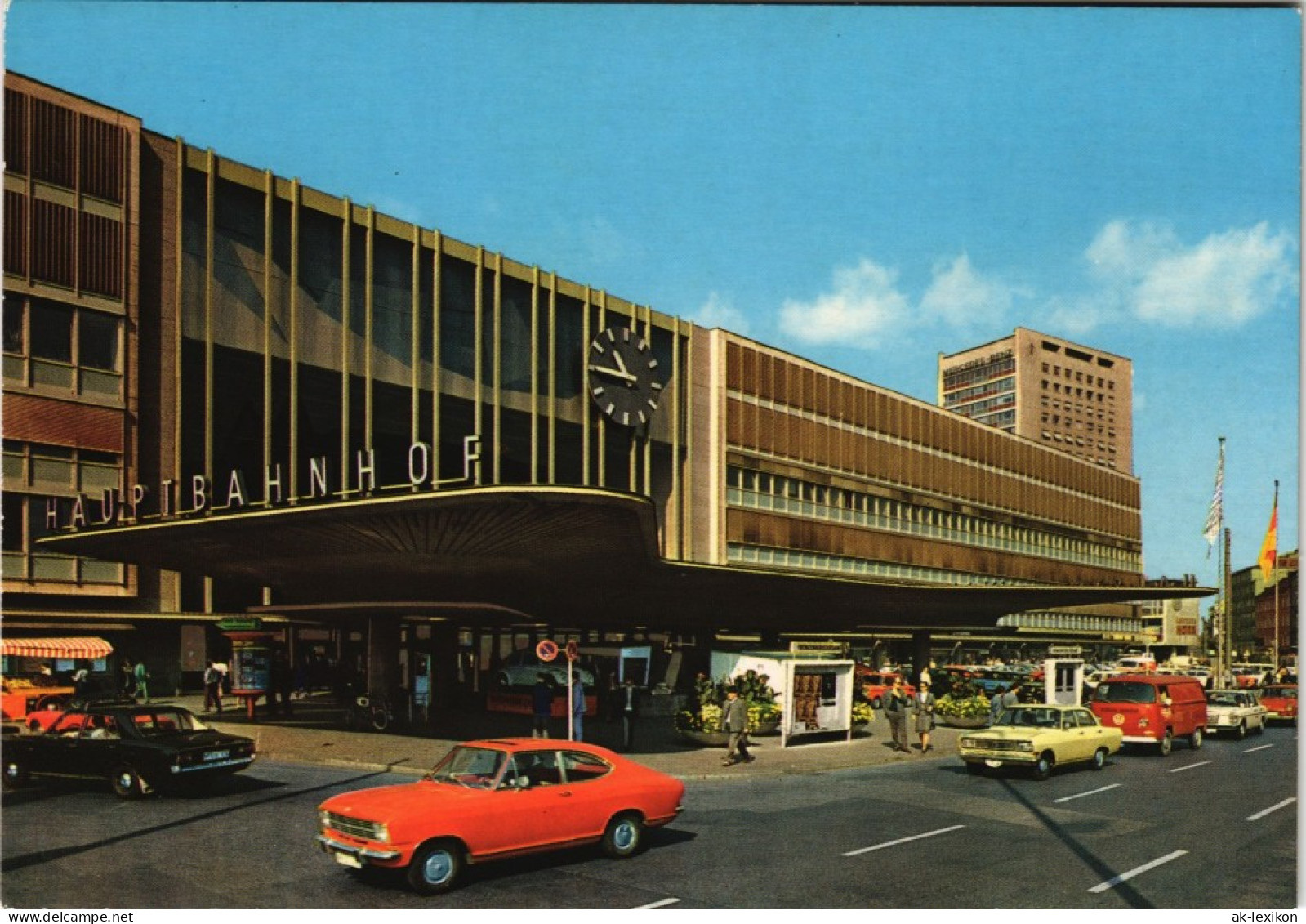 Ansichtskarte München Hauptbahnhof, Autos 1973 - Muenchen