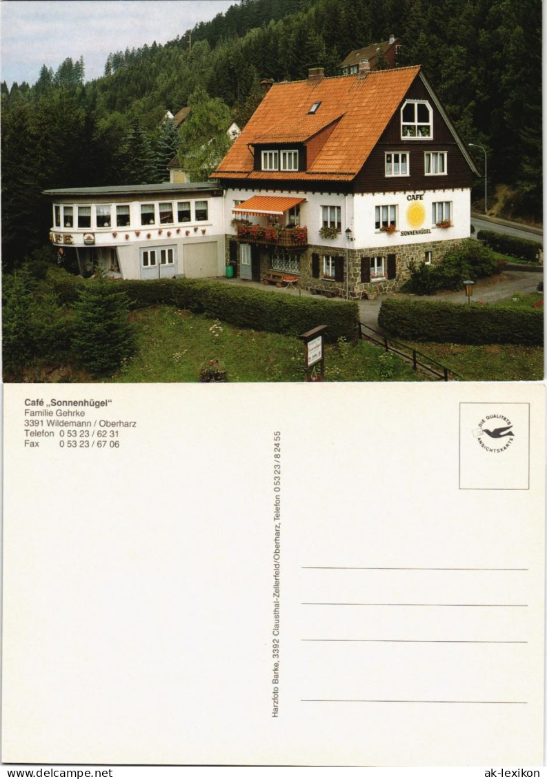 Ansichtskarte Wildemann (Innerstetal) Café Sonnenhügel Familie Gehrke 1975 - Wildemann