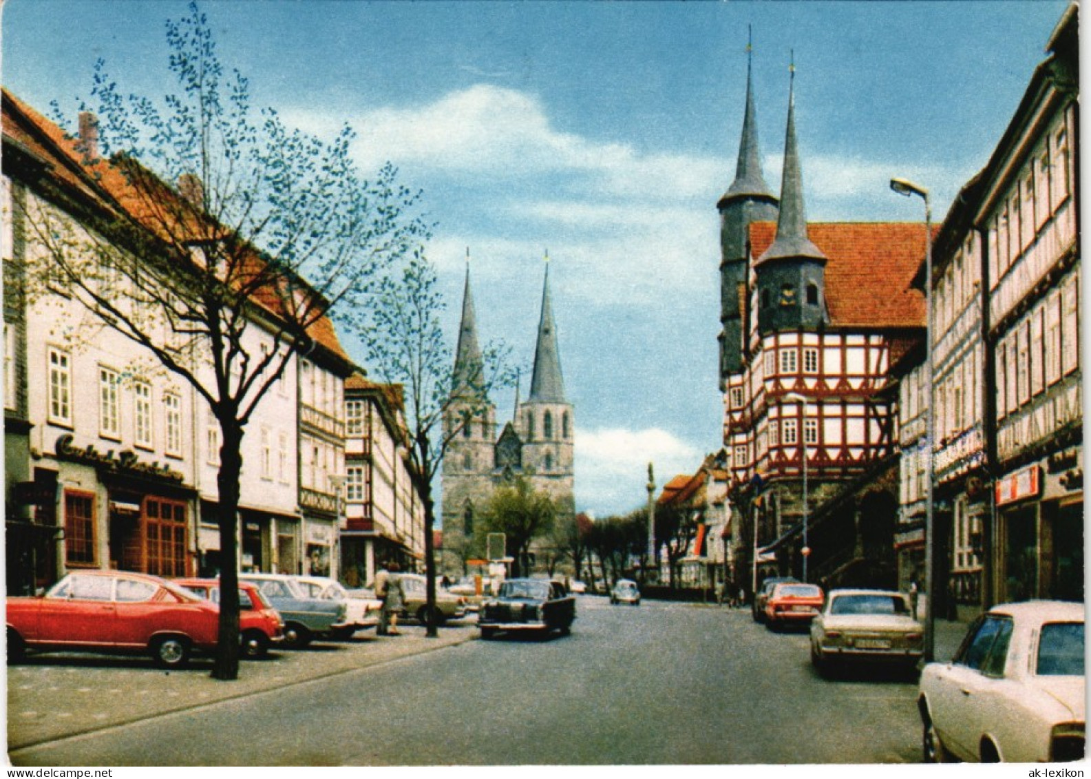 Ansichtskarte Duderstadt Straße Mercedes Benz 1962 - Duderstadt