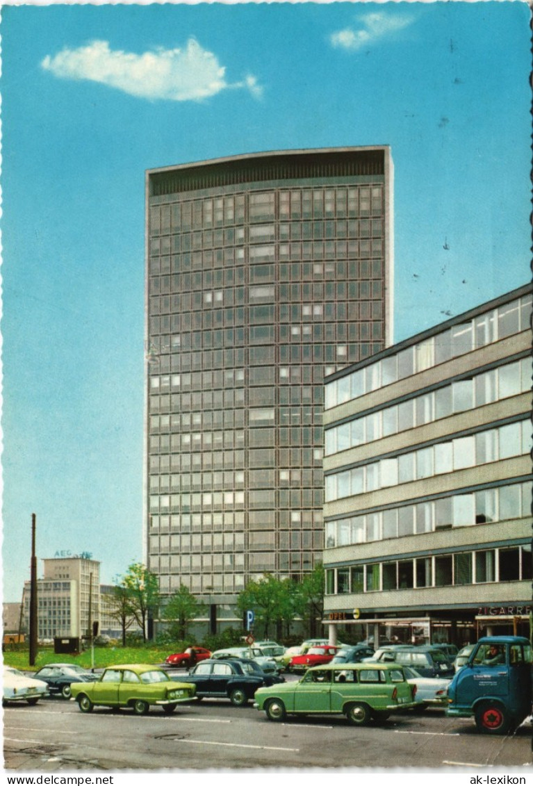 Ansichtskarte Essen (Ruhr) Reger Auto Verkehr, Autos, Am RWE-Hochhaus 1970 - Essen