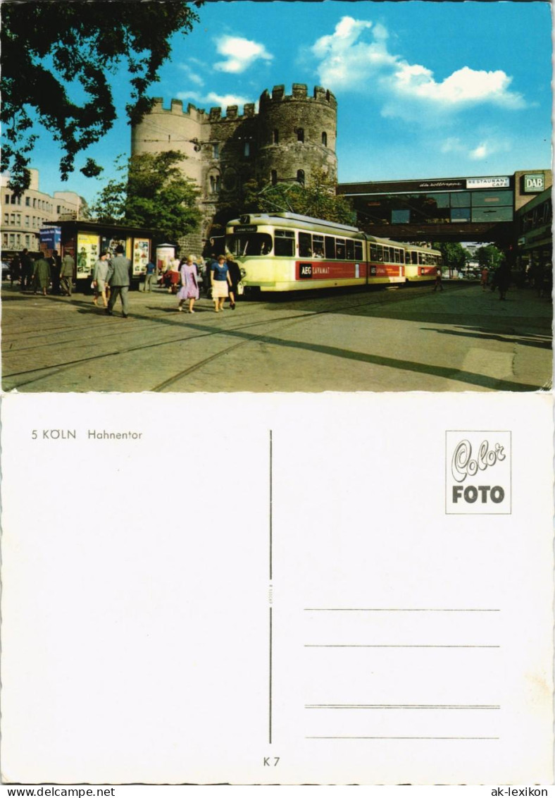 Ansichtskarte Köln Hahnentor, Straßenbahn, Kiosk 1977 - Koeln