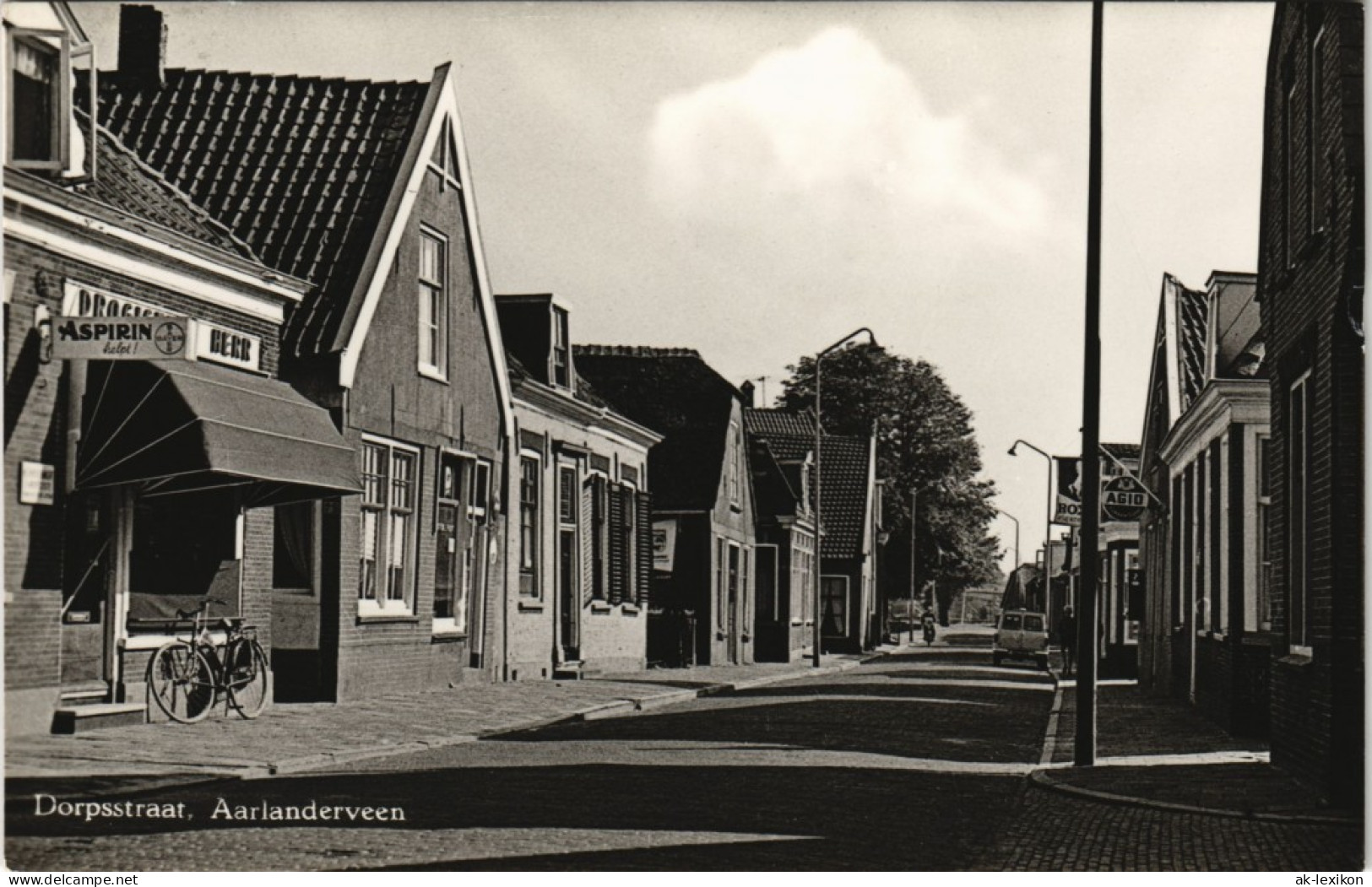 Postkaart Aarlanderveen Dorpsstraat, Aarlanderveen 1960 - Sonstige & Ohne Zuordnung