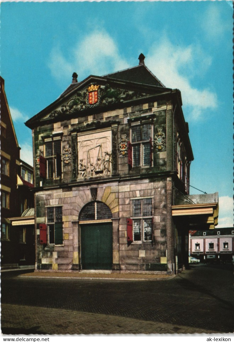 Postkaart Gouda (Niederlande) De Waag Straßen Ansicht 1970 - Other & Unclassified