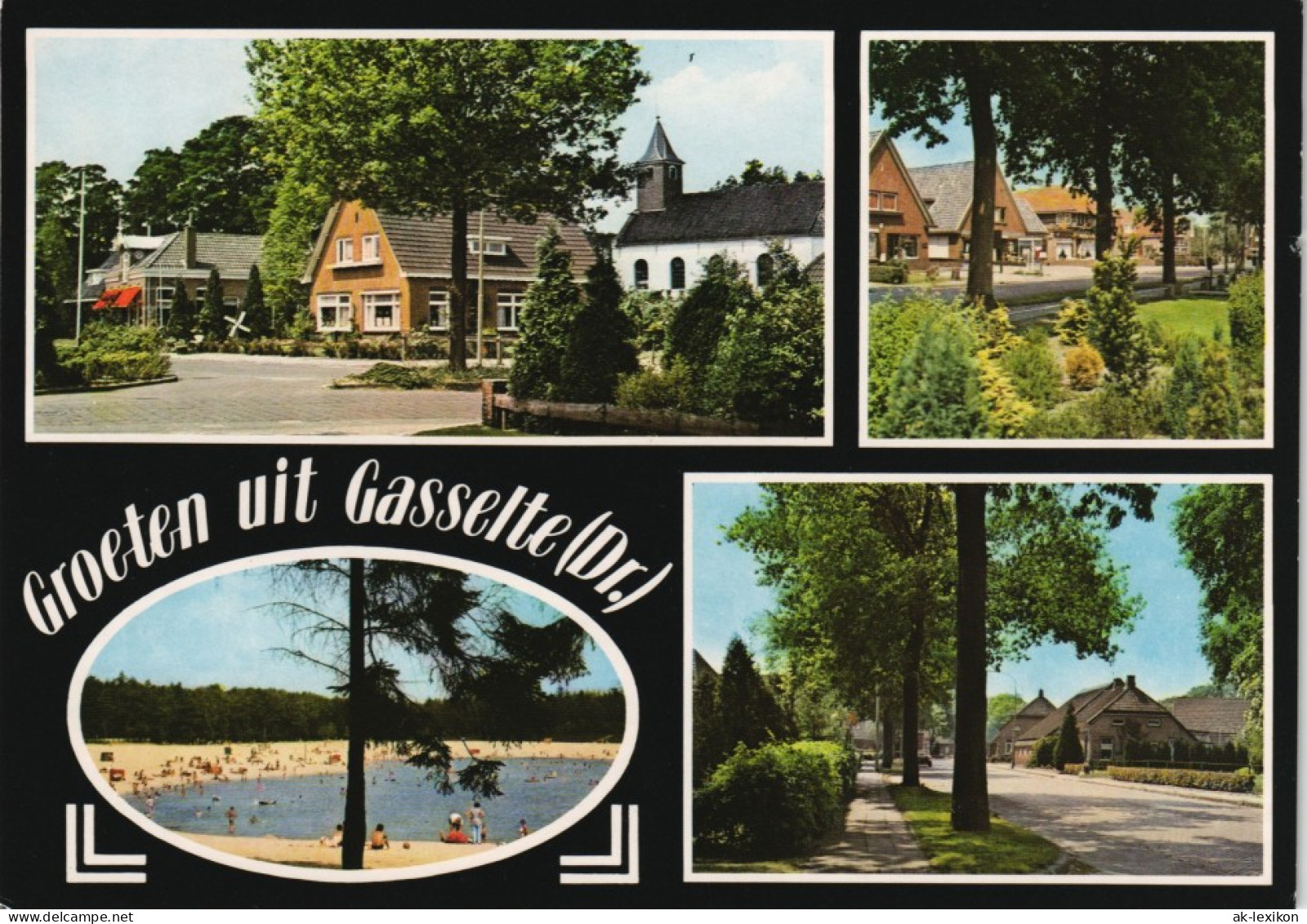 Postkaart Gasselte Mehrbildkarte Ortsansichten 1990 - Otros & Sin Clasificación