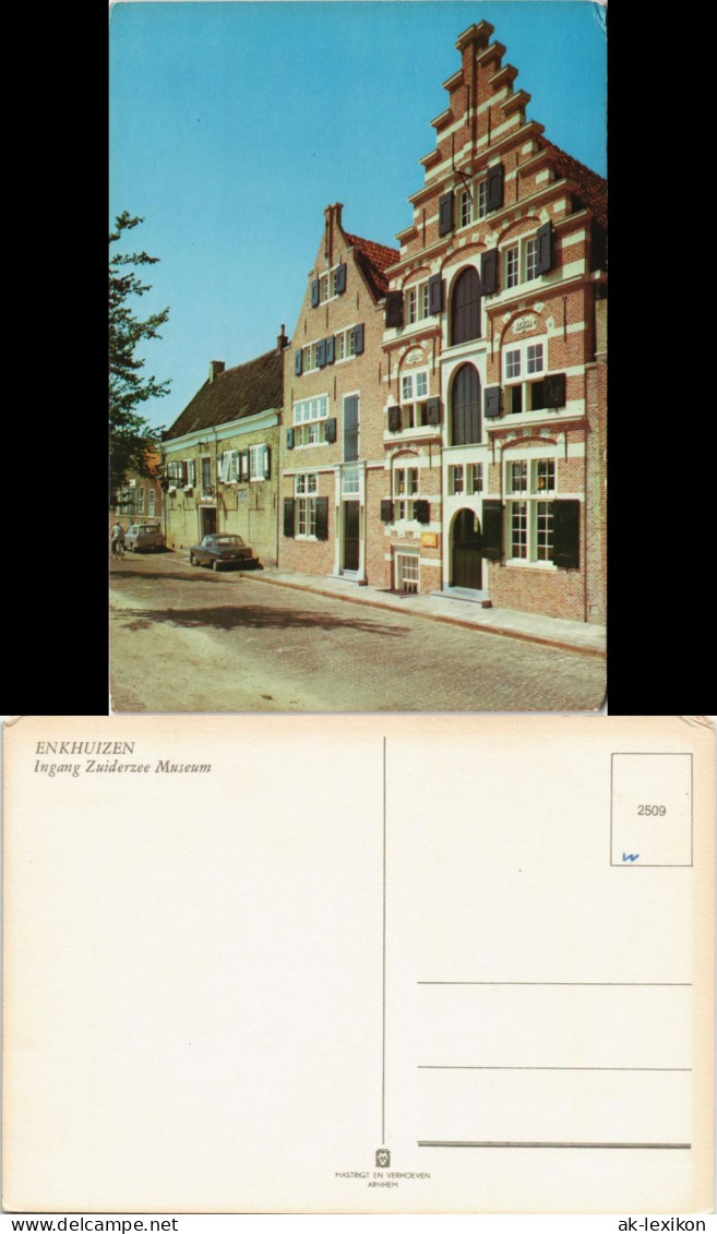 Postkaart Enkhuizen ENKHUIZEN Ingang Zuiderzee Museum 1970 - Autres & Non Classés