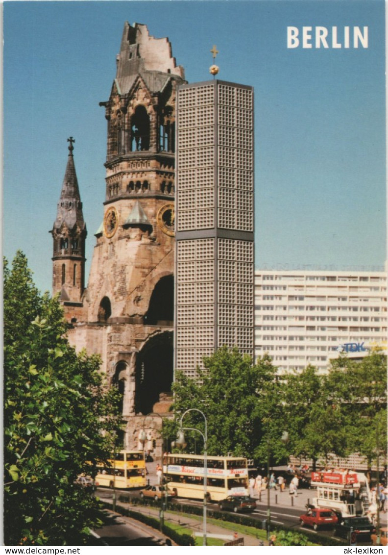 Charlottenburg-Berlin Kaiser-Wilhelm-Gedächtniskirche, Verkehr 1981 - Charlottenburg