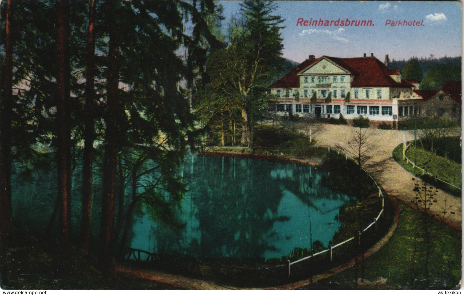 Ansichtskarte Friedrichroda Parkhotel 1925 - Friedrichroda