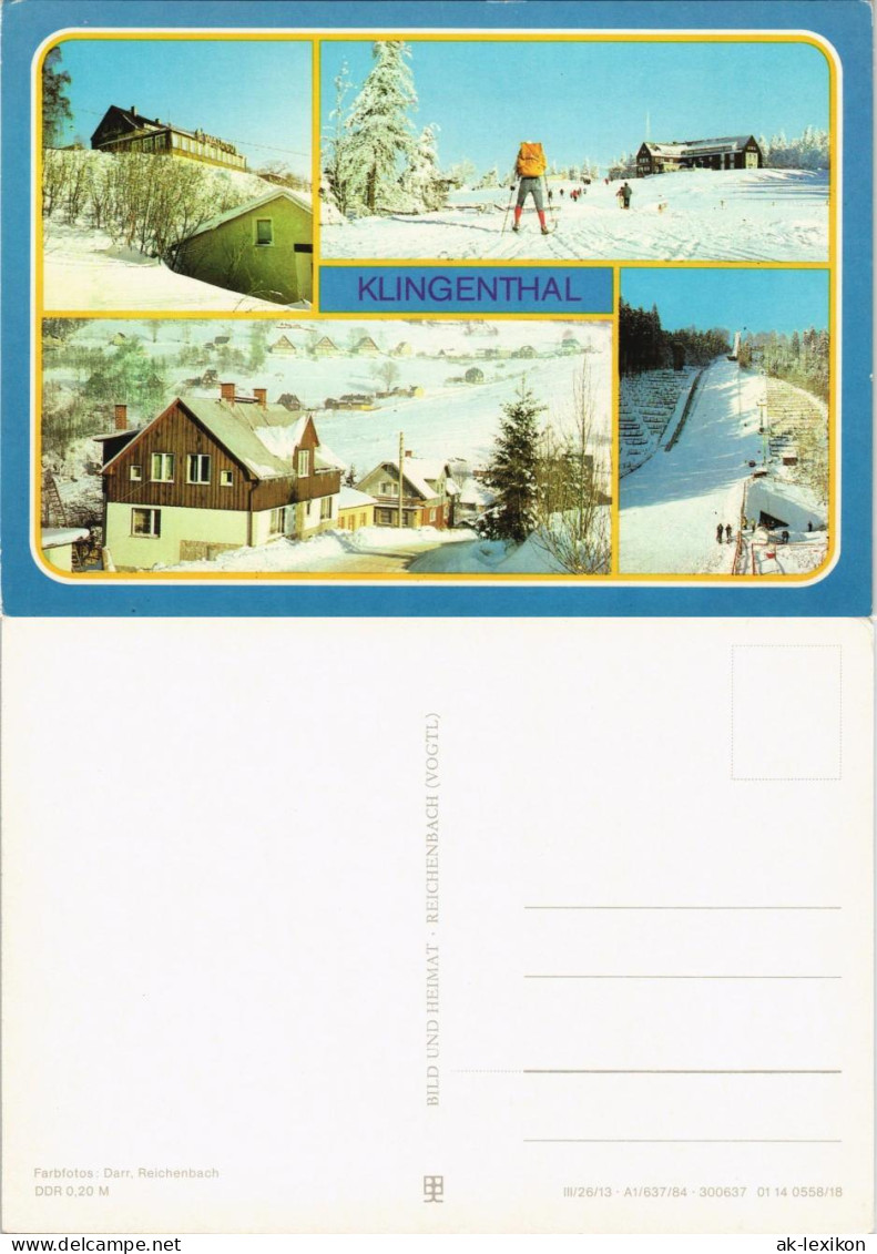 Klingenthal Gasthaus, Piste Mit Gasthaus, Überblick, Sprungschanze 1981 - Klingenthal